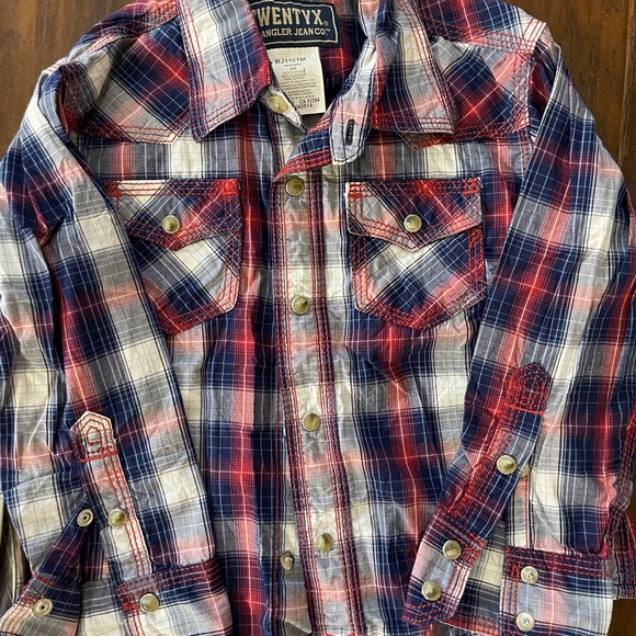 EUC boys 24 month & XS 3/4 year rodeo pearl snaps - Picture 3 of 4